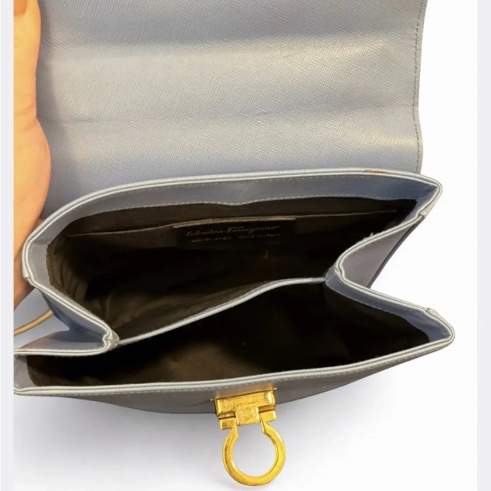 Salvatore Ferragamo Gancini Top Handle Bag